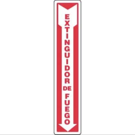 Accuform SPANISH Safety Sign FIRE EXTINGUISHER SHMFXG545VP